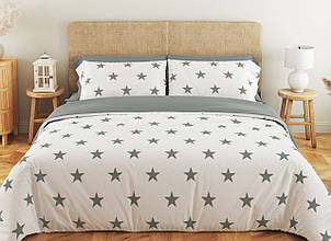Комплект постільної білизни ТЕП "Soft dreams" Morning Star Grey, 70x70 євро