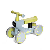 Детский четырехколесный музыкальный беговел-велосипед 6601 от 10 месяцев Детская, Зеленый