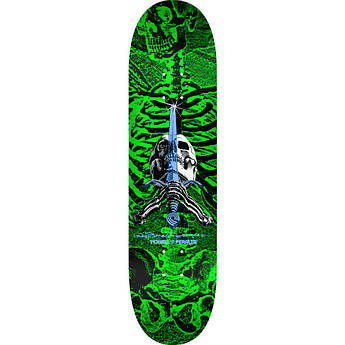 Дека для скейтборда Powell Peralta Skull and Sword Skateboard Deck Green 8.0"
