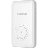 Батарея универсальная Canyon PB-1001 10000mAh, PD/18W, QC/3.0 +10W Magnet wireless charger, white