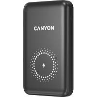 Батарея универсальная Canyon PB-1001 10000mAh, PD/18W, QC/3.0 +10W Magnet wireless charger, black