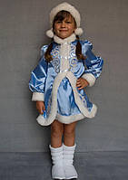 Снегурочка № 3. Детский карнавальный костюм (голубой)
