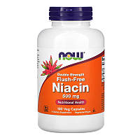 Витамин B3 ниацин NOW Flush-Free Niacin 500 mg (180 вега-капс)