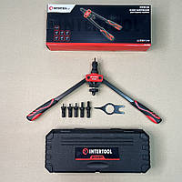 Пістолет заклепувальний для нарізних заклепок 360 мм, заклепка M3; M4; M5; M6; M8; M10. INTERTOOL RT-0020