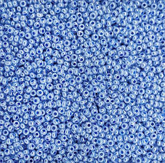 Бісер чеський Preciosa 37136, перлинний, блакитний пастельний (10 г)