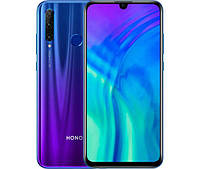 Смартфон с хорошей тройной камерой и большим дисплеем на 2 сим карты Honor 20i 6/256Gb blue