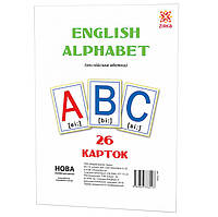 Великі навчальні картки Букви Англійські ZIRKA 72949 А 5 200х150 мм, Lala.in.ua