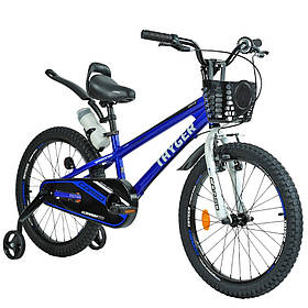 Велосипед двоколісний Corso Tayger (алюмінієва рама, додаткові колеса, складання 85%) TG-62355 Синій