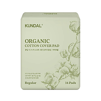 Органічні гігієнічні прокладки REGULAR 16шт KUNDAL Signature Soft Cotton Cover Pad Regular 16 Pads