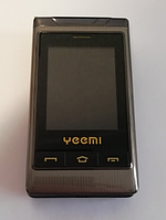 Телефон кнопковий із Мп3, блютузом і потужною батареєю на 2 сімки Yeemi G10-C black 2G