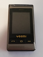 Телефон кнопочный с мп3, блютузом и мощной батареей на 2 симки Yeemi G10-C black 2G