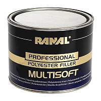 Легкая шпаклевка Ranal MultiSoft Professional 1.5 л белая