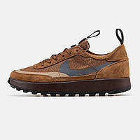 Мужские кроссовки Nike Craft x Tom Sachs Brown коричневые