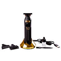 Lugi Машинка для стрижки волос аккумуляторная LED дисплей, мощный триммер для стрижки Sokany SK-LF-9972