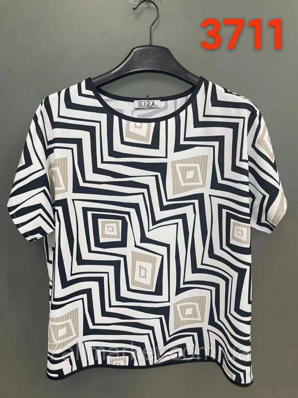 Блузка жіноча ошатна, розміри 52-62 "LIDA" купити недорого від прямого постачальника