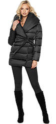 Куртка зимова жіноча чорного кольору модель 31064