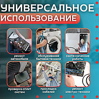 Камера ендоскоп з кабелем на 2 метри 7 мм USB / micro USB XW-662 з підсвічуванням