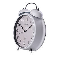 Lugi Часы будильник на батарейке АА настольные часы с будильником 20,5 см