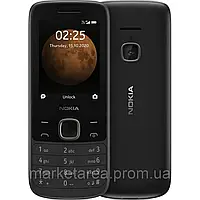 Кнопковий телефон нокиа з камерою і великим екраном на 2 сім карти Nokia 225 4G DS 2,4" АКБ 1150 мА*ч Black