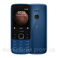 Кнопковий телефон нокиа з камерою і великим екраном на 2 сім карти Nokia 225 4G DS 2,4" АКБ 1150 мА*ч Blue