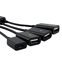 MicroUSB OTG 4-портовый хаб, адаптер для зарядки Im_175