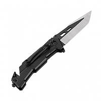 Нож складной 9,3 с лезвием для разрезания ремней INTERTOOL HT-0598 Im_399