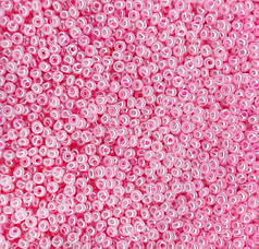 Бісер чеський Preciosa 37175, перлинний, рожевий (10 г)