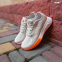 Жіночі кросівки Adidas стильні кросівки adidas літнє взуття сірі текстильні кросівки адидас сітка ТОП