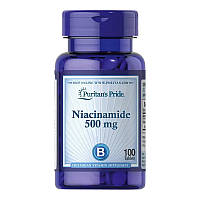 Витамин B3 никотинамид Puritan's Pride Niacinamide 500 mg (100 табл)