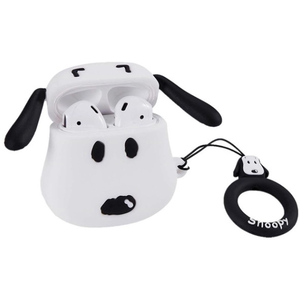 Чохол для AirPods 2/1 series - Dog 3D, силіконовий