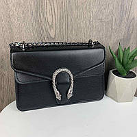 Женская мини сумка клатч в стиле Гучи Подкова, модная маленькая сумочка на цепочке Im_980