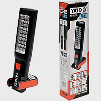 Светодиодный аккумуляторный LED фонарь Yato YT-08505 (30+7 LED) *