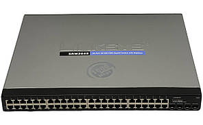 Комутатор CISCO LINKSYS SRW2048 | SRW2048 ver.1.1 | 48-Port 10/100/1000 Gygabite Switch with WebView