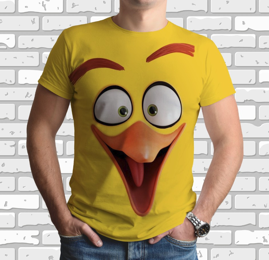 Футболка з принтом 3D на тему Angry Birds Енгрі Бердс