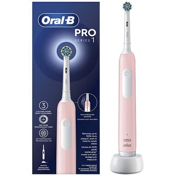 Електрична зубна щітка Oral-B D305.513.3 Pro Series 1 Pink
