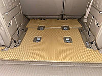 Tuning Коврик багажника 2 шт Бежевый (EVA, 7 мест) для Toyota Land Cruiser 100
