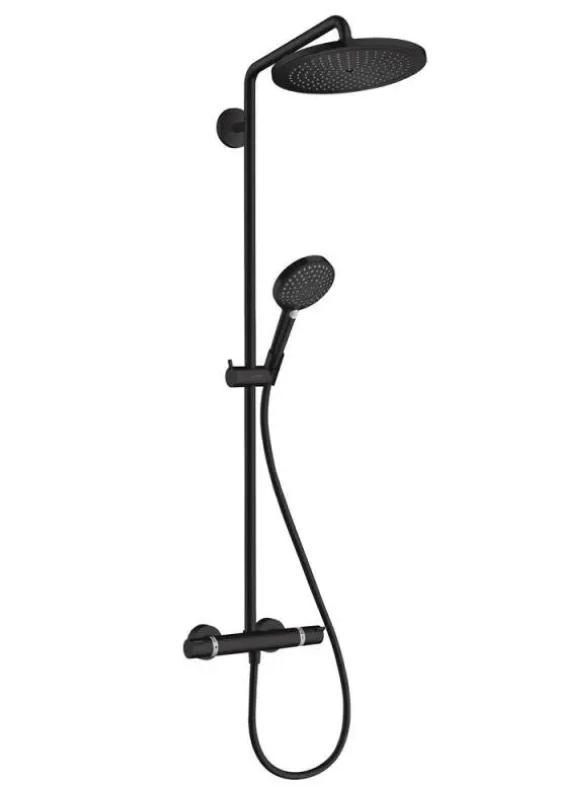 Душова система Hansgrohe Raindance Select S Showerpipe 26890670 чорний матовий, фото 1