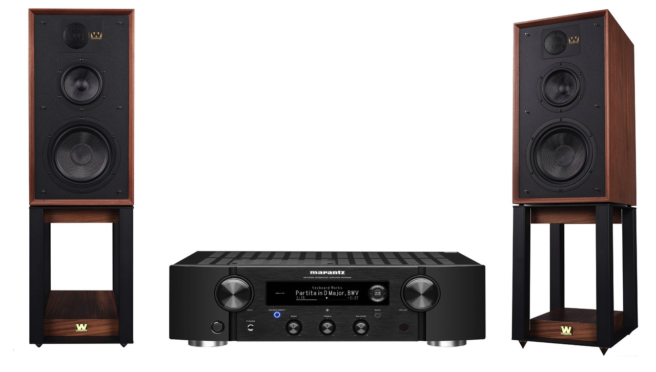Стереокомплект Marantz PM7000N + Wharfedale Linton Heritage