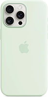 Чехол накладка Apple Silicone Case with MagSafe for iPhone 15 Pro Max Soft Mint (HC)