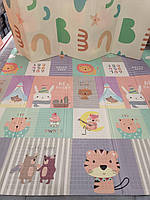 Детский развивающий двусторонний термоковрик 200х180 Термоковрики детские Термо коврик игровой для детей opr
