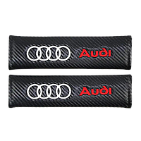 Накладка на ремень безопасности Audi черного цвета