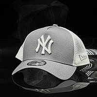 Оригінальна сіра кепка з сіткою New Era New York Yankees Clean A Frame Trucker 11588490