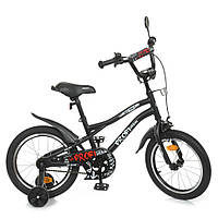 Велосипед детский PROF1 Y16252-1 16 дюймов, черный, Lala.in.ua