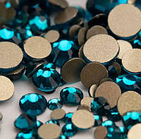 Каміння колір Blue Zircon мікс розмірів (ss4-20), уп ~1400шт