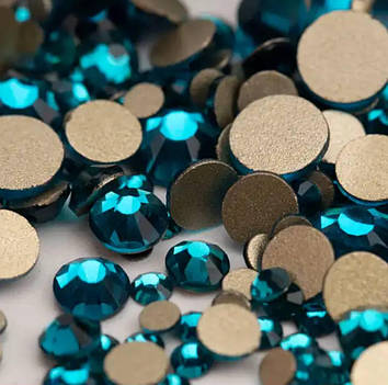 Каміння колір  Blue Zircon  мікс розмірів (ss4-20), уп  ~1400шт