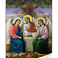 Діамантова мозаїка. Картина на підрамнику Преміум Свята Трійця, розмір 40x30 см