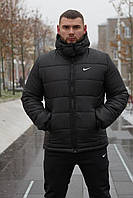 Чоловіча зимова куртка Nike чорного кольору, тепла зимова