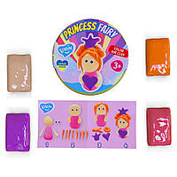 Набор для лепки с воздушным пластилином "Princess Fairy" ТМ Lovin 70138, 4 цвета Принцесса в розовом,