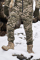 Чоловічі зимові тактичні штани військові піксель камуфляж теплі