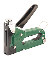 Степлер з регулятором для скоб 4-14мм (зелений) GRAD